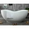 Alfi Trade 66'' White Solid Surface Smooth Resin Soaking Bathtub -Bathroom Supplies Sales 2024 ALF BGE1FEPNHVCXBXXW8GQS