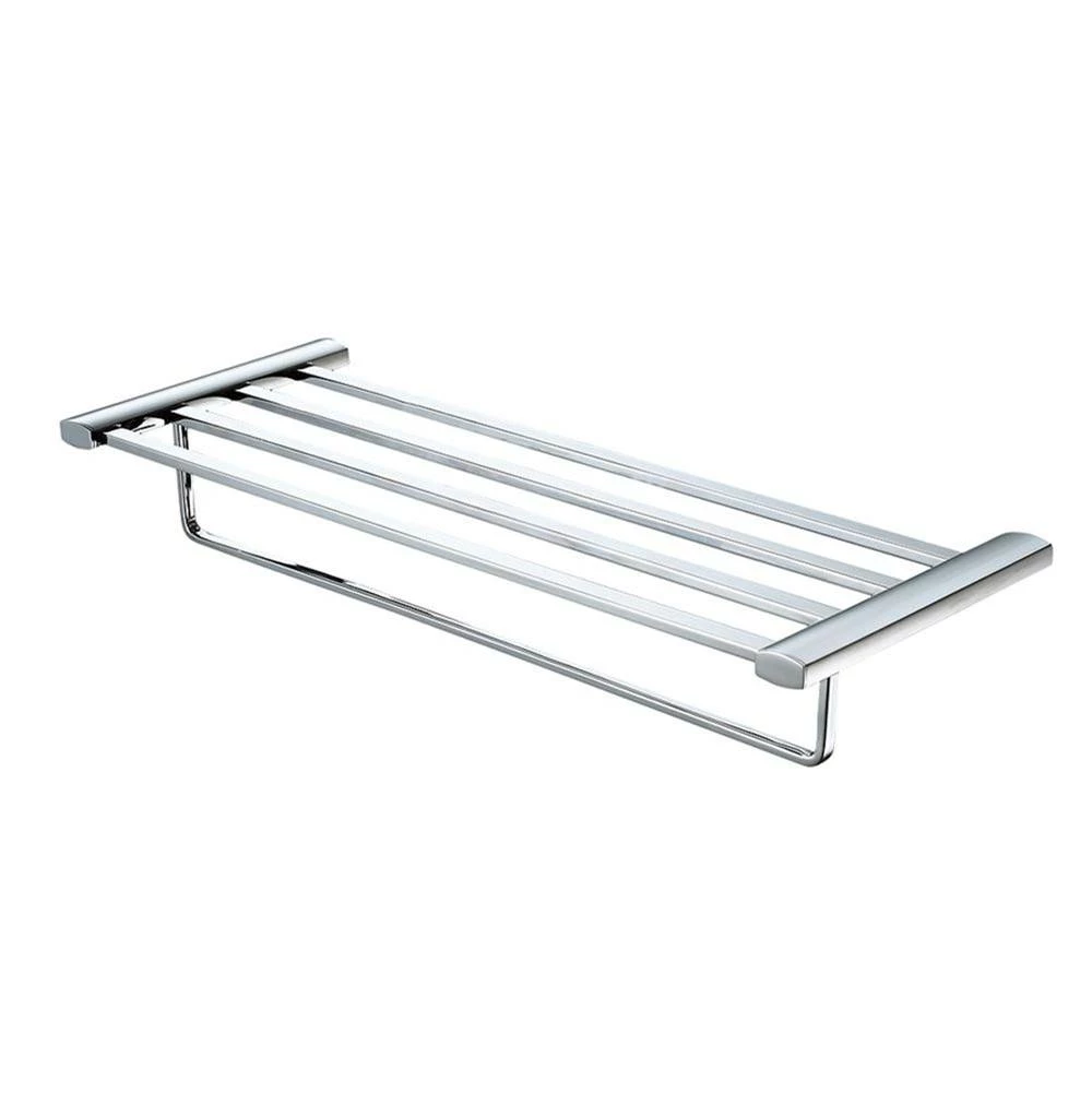 Alfi Trade Polished Chrome 24 Inch Towel Bar & Shelf Bathroom Accessory 3 Alfi Trade Polished Chrome 24 Inch Towel Bar & Shelf Bathroom Accessory