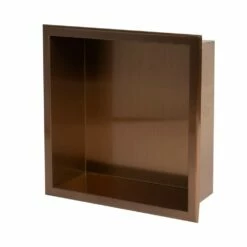 Alfi Trade 12'' X 12'' Brushed Copper PVD Stainless Steel Square Single Shelf Shower Niche -Bathroom Supplies Sales 2024 ALF G2NCOWNZPZNG5OTLJGWX