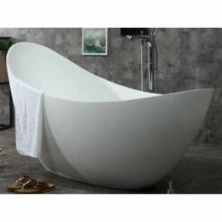 Alfi Trade 73'' White Solid Surface Smooth Resin Soaking Slipper Bathtub -Bathroom Supplies Sales 2024 ALF PMPMCNEV3SKD2D9IXJVN