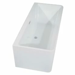 Alfi Trade 59 Inch White Rectangular Acrylic Free Standing Soaking Bathtub -Bathroom Supplies Sales 2024 ALF QAGK2IFAC8IC4YR9NS3J