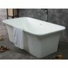 Alfi Trade 67'' White Rectangular Solid Surface Smooth Resin Soaking Bathtub -Bathroom Supplies Sales 2024 ALF U9MI9L21ERRDEZKP2QGO