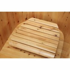 Alfi Trade 61'' Free Standing Cedar Wooden Bathtub With Chrome Tub Filler -Bathroom Supplies Sales 2024 ALF XVMN6VUKOKQL9IDPAYEX