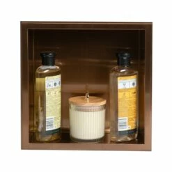 Alfi Trade 12'' X 12'' Brushed Copper PVD Stainless Steel Square Single Shelf Shower Niche -Bathroom Supplies Sales 2024 ALF Z0G58KORYF4JPTDYV8HZ