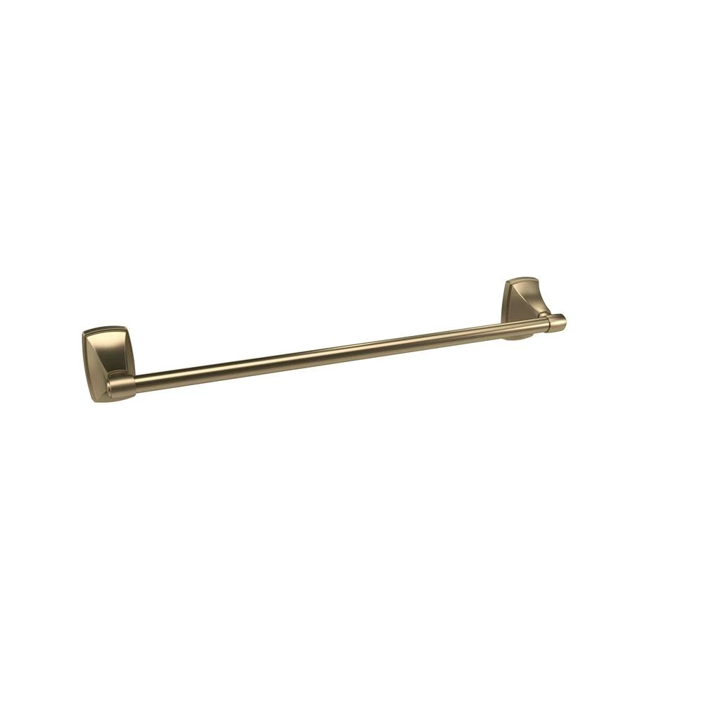 Amerock Clarendon 18 In (457 Mm) Towel Bar In Golden Champagne 3 Amerock Clarendon 18 In (457 Mm) Towel Bar In Golden Champagne