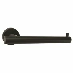 Amerock Arrondi Single Post Tissue Roll Holder In Matte Black