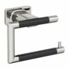 Amerock Esquire Tissue Roll Holder -Bathroom Supplies Sales 2024 AMR Polished Nickel and Black Bronze Tissue Roll Holder Amerock Bath Accessories Esquire BH26617PNBBR Silo Primary 21