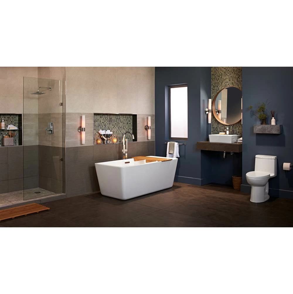 American Standard Sedona® Loft® 63 X 30-Inch Rectangle Freestanding Bathtub Center Drain With Integrated Overflow 5 American Standard Sedona® Loft® 63 X 30-Inch Rectangle Freestanding Bathtub Center Drain With Integrated Overflow - Image 3