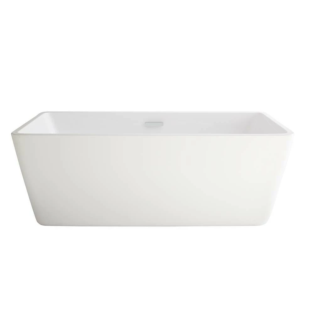 American Standard Sedona® Loft® 63 X 30-Inch Rectangle Freestanding Bathtub Center Drain With Integrated Overflow 3 American Standard Sedona® Loft® 63 X 30-Inch Rectangle Freestanding Bathtub Center Drain With Integrated Overflow