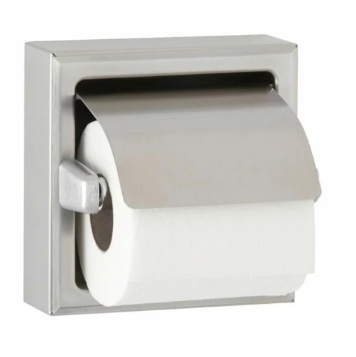 Bobrick Toilet Tissue Dispenser With Hood, Satin 4 Bobrick Toilet Tissue Dispenser With Hood, Satin -Bathroom Supplies Sales 2024 BOB B 66997 ZOOM