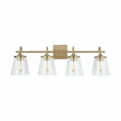 Capital Lighting Independent 4-Light Vanity -Bathroom Supplies Sales 2024 CAP 139142AD 496 ON