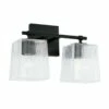 Capital Lighting Lexi 2-Light Vanity In Matte Black With Clear Fluted Glass 1 Capital Lighting Lexi 2-Light Vanity In Matte Black With Clear Fluted Glass -Bathroom Supplies Sales 2024 CAP 141721MB 508 800X800