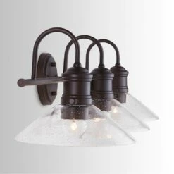 Capital Lighting 3-Light Seeded Glass Vanity -Bathroom Supplies Sales 2024 CAP 9D299A DETAIL
