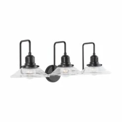 Capital Lighting 3-Light Rustic Glass Vanity