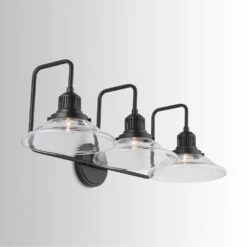 Capital Lighting 3-Light Rustic Glass Vanity -Bathroom Supplies Sales 2024 CAP 9D318A HERO