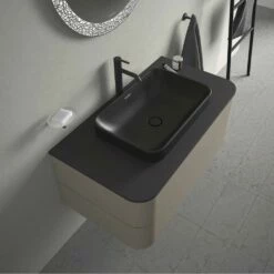 Duravit Happy D.2 Plus Washbowl Anthracite -Bathroom Supplies Sales 2024 DRV DURAVIT HAPPY D2 PLUS 2283699 72