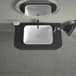 Duravit Happy D.2 Plus Washbowl White|Anthracite -Bathroom Supplies Sales 2024 DRV DURAVIT HAPPY D2 PLUS 2283702 72