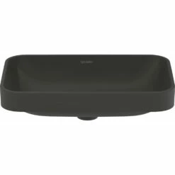 Duravit Happy D.2 Plus Washbowl Anthracite -Bathroom Supplies Sales 2024 DRV DURAVIT PI HI 2359601300 23596013001 FRONT 2397919 300
