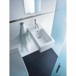 Duravit Vero Small Handrinse Sink White With WonderGliss 16 Duravit Vero Small Handrinse Sink White With WonderGliss -Bathroom Supplies Sales 2024 DRV DURAVIT VERO 348758 72