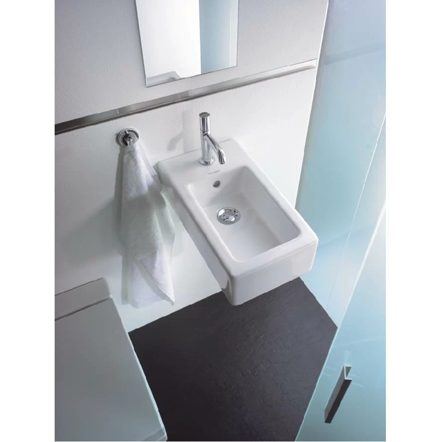 Duravit Vero Small Handrinse Sink White With WonderGliss 4 Duravit Vero Small Handrinse Sink White With WonderGliss - Image 2