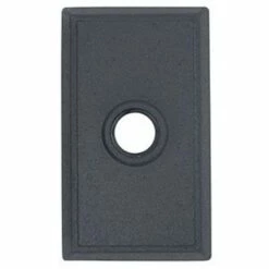 Emtek Wrought Steel Towel Bar, No.3 Rosette, 12'', SWS -Bathroom Supplies Sales 2024 ETK ETK2423TWB 1