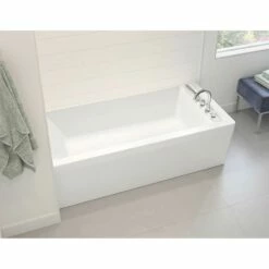 Fleurco OPUS SEQUENCE TUB/6632/WHITE/LEFT/WHITE DRAIN COVER