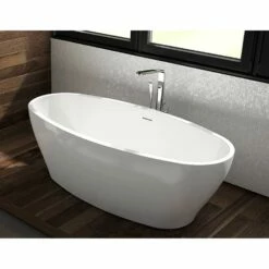 Fleurco OPUS OCTAVE TUB/6731/WHITE/WHITE DRAIN COVER