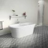 Fleurco OPUS MADRIGAL TUB/6731/WHITE/WHITE DRAIN COVER -Bathroom Supplies Sales 2024 FLR Opus Madrigal Grande BZMA6731 18