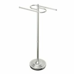Gatco Floor Standing 38''H S-Towel Holder SN