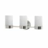 Gatco GLAM,TRIPLE SCONCE,STN NICKEL