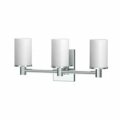 Gatco Modern Farmhouse Triple Sconce Chrome
