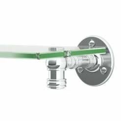 Gatco Cafe 20.13'' L Glass Shelf, Chrome