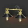 Gatco Modern Frmhs Metal Dbl Sconce MX/Brass -Bathroom Supplies Sales 2024 GAT 44213 STD 1575317225