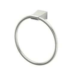 Gatco Bleu Towel Ring Satin Nickel