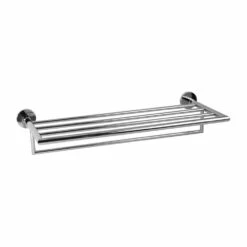 Ginger 24'' Hotel Shelf Frame With Towel Bar