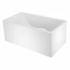 Hydro Systems PACIFIC 6333 METRO TUB ONLY-ALMOND -Bathroom Supplies Sales 2024 HYS pacific angle