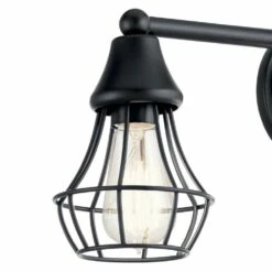 Kichler Lighting 3 Light Bayley Vanity -Bathroom Supplies Sales 2024 KCH 37510BK DETAIL 1