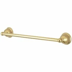 Kingston Brass Restoration 18'' Towel Bar, Polished Brass