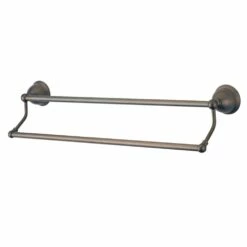 Kingston Brass Restoration 18'' Dual Towel Bar, Oil Rubbed Bronze