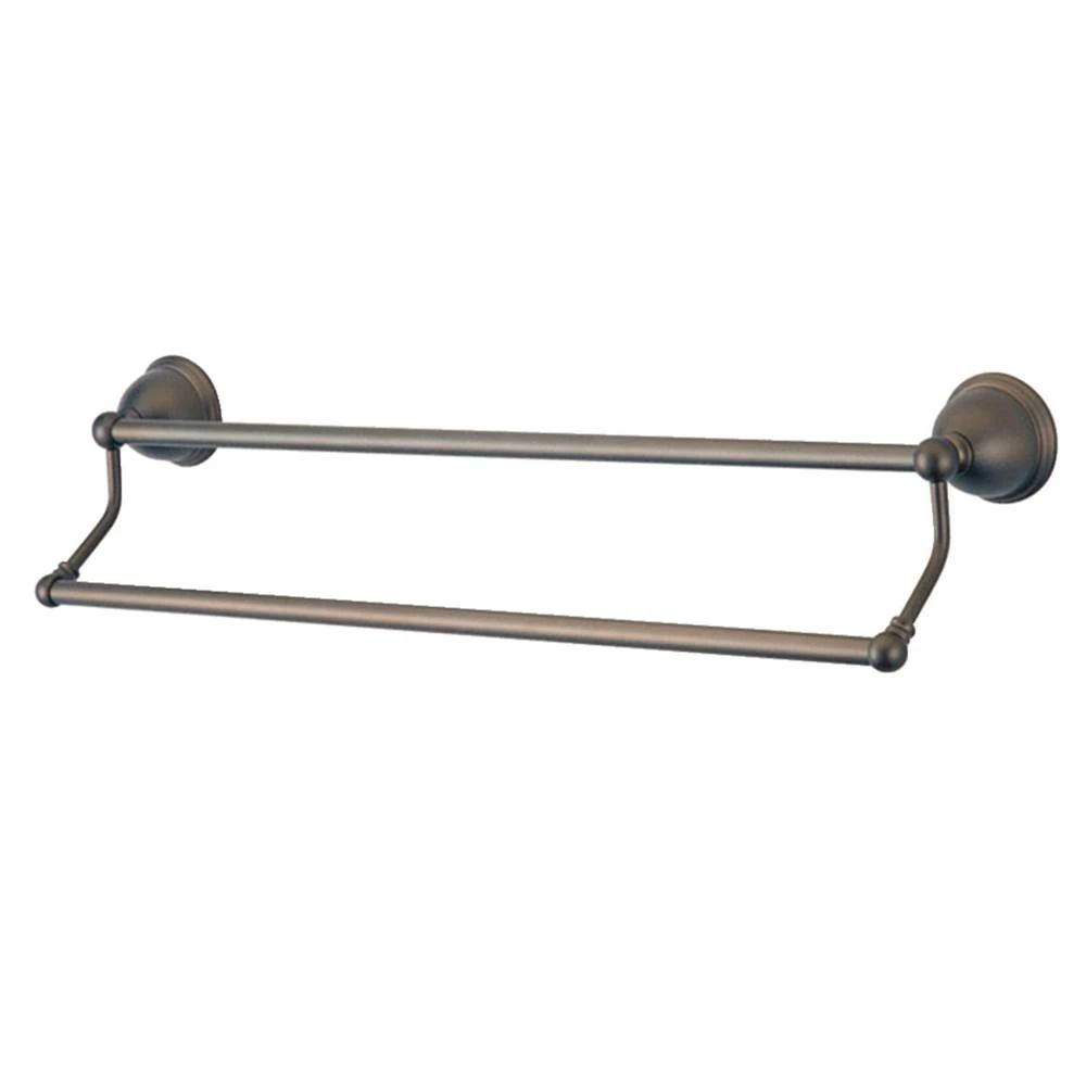 Kingston Brass Restoration 18'' Dual Towel Bar, Oil Rubbed Bronze 3 Kingston Brass Restoration 18'' Dual Towel Bar, Oil Rubbed Bronze