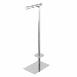 Kingston Brass Claremont Freestanding Toilet Paper Holder, Polished Chrome