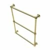 Kingston Brass Maximilien 24-Inch Wall Mount Towel Rack, Polished Brass