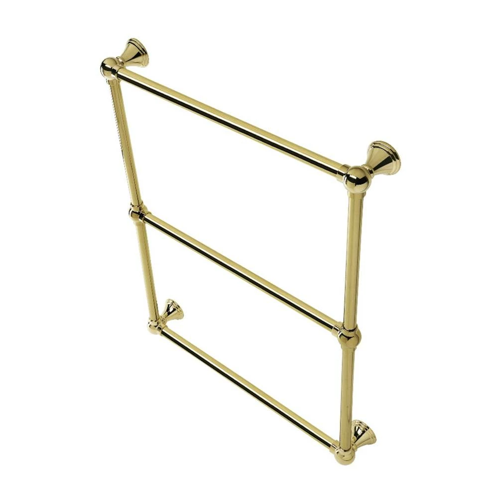 Kingston Brass Maximilien 24-Inch Wall Mount Towel Rack, Polished Brass 3 Kingston Brass Maximilien 24-Inch Wall Mount Towel Rack, Polished Brass