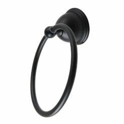 Kingston Brass Kingston Brass BA3964MB Restoration 6'' Towel Ring, Matte Black