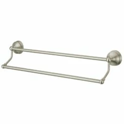 Kingston Brass Vintage 24'' Dual Towel Bar, Brushed Nickel