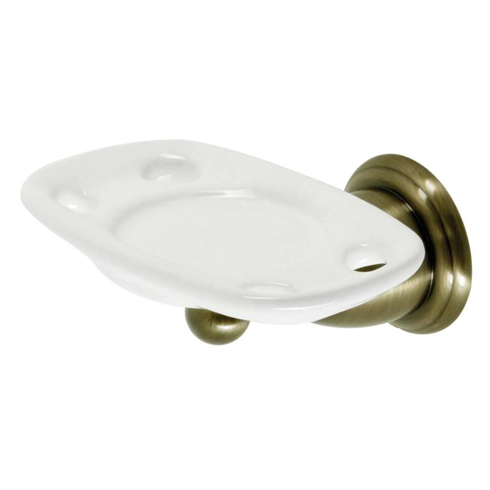 Kingston Brass Heritage Toothbrush And Tumbler Holder, Antique Brass 3 Kingston Brass Heritage Toothbrush And Tumbler Holder, Antique Brass