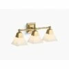 Kohler Memoirs® 3 Light Vanity -Bathroom Supplies Sales 2024 KOL 23688 BA03 BGL