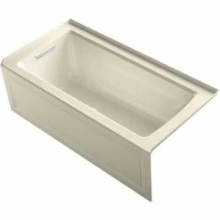 Kohler Archer® 60'' X 30'' Integral Flange Heated BubbleMassage™ Air Bath With Bask® Heated Surface And Left-hand Drain
