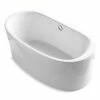 Kohler Sunstruck® 60'' X 34'' Oval Freestanding Bath With Straight Shroud And Center Drain -Bathroom Supplies Sales 2024 KOL C336BFF0 E157 4B49 B43F 0053251E61A5