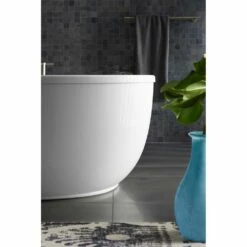 Kohler Sunstruck® 60'' X 34'' Oval Freestanding Bath With Fluted Shroud And Center Drain -Bathroom Supplies Sales 2024 KOL EB610052 C83E 455D B015 3FD1C6FA6275